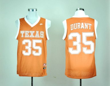 Maillot De Basket NCAA Nike Texas Longhorns Kevin Durant 35 College Basketball Burnt Orange